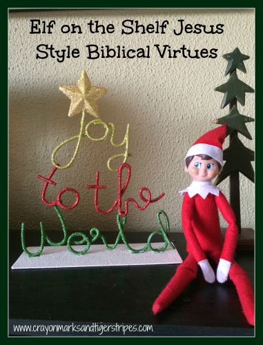 Elf on the Shelf Jesus Style JOY